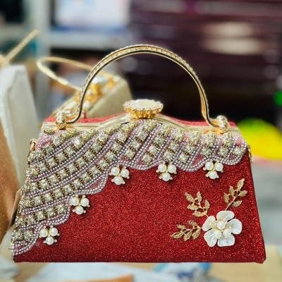 Stone Work Based Hand Purse For Bridal,Girls and Women